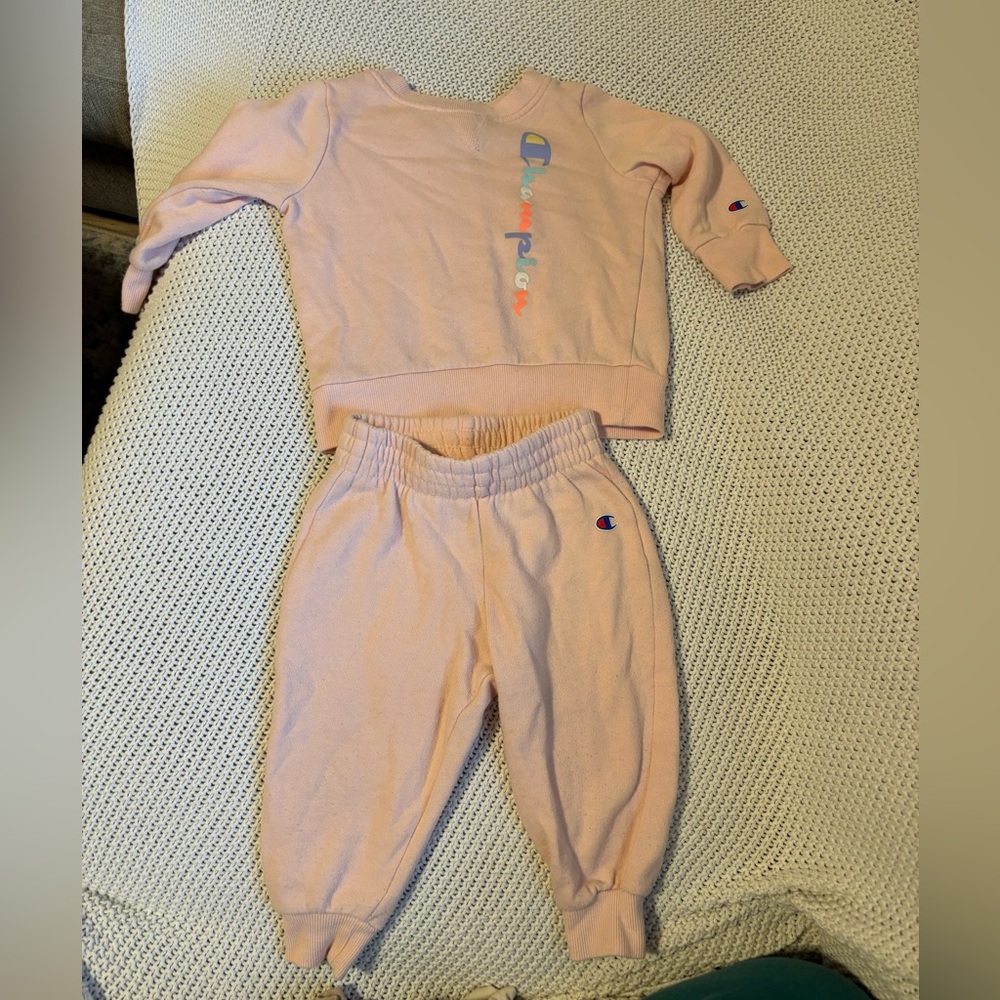 Adidas Light Pink size 18 month - Sweat Suit